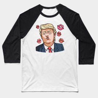 Trump Kisses Baseball T-Shirt